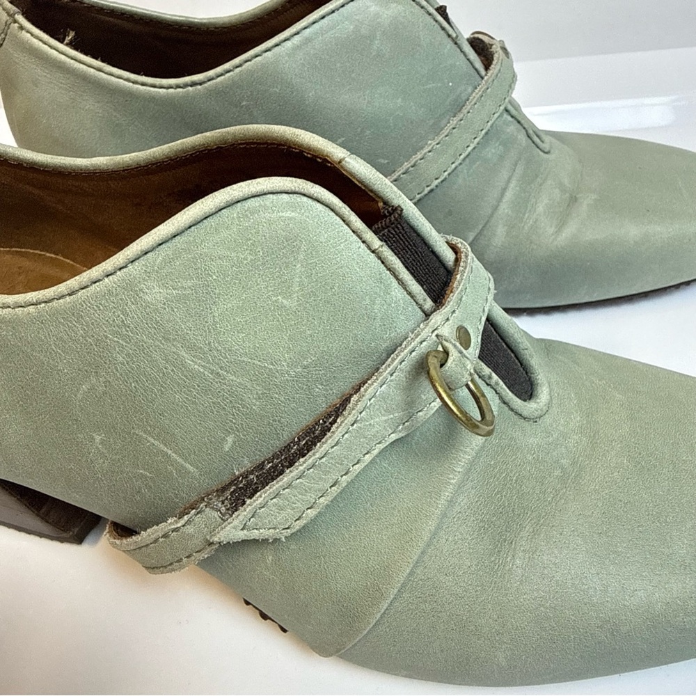 Sergion Tomani Womens Stylish Booties Shoes sz 6.5‎ Leather Square Toe Comfort - Picture 7 of 11